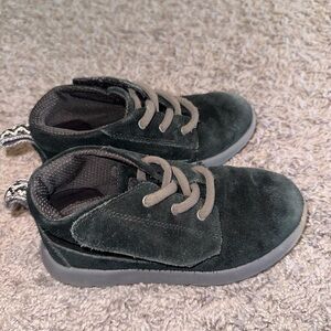 Ugg boots size 11 black toddler boots Velcro laces